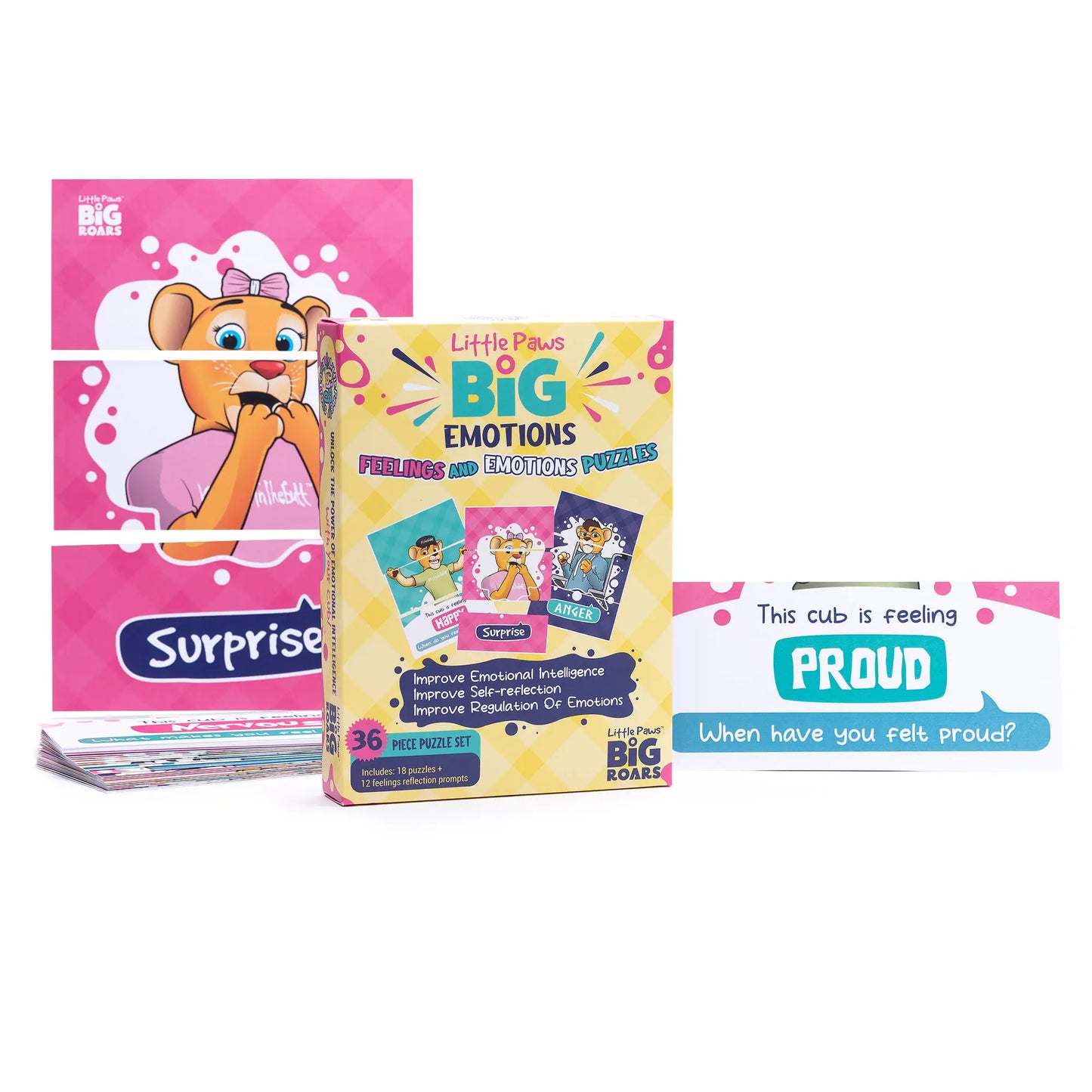 Feelings and Emotions Puzzles-36 Piece Puzzle Set