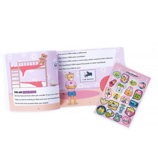 What power does one litle cub have? Little paws, big roars- confidence-kids-mindfulness for kids