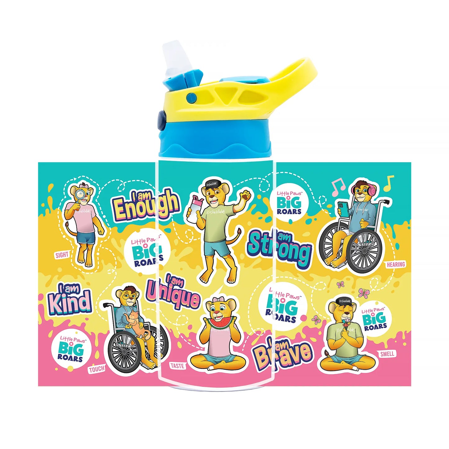 Little Paws Big Roars Drink Bottle 350ml