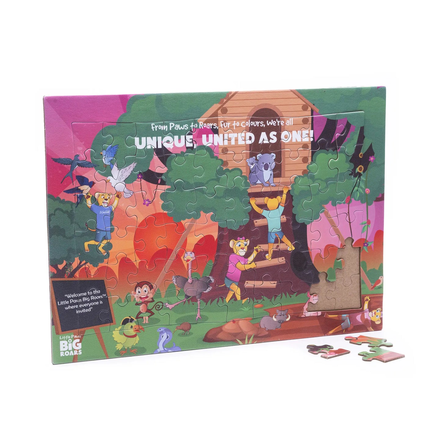 Unique, United As One 60 Piece Tray Puzzle