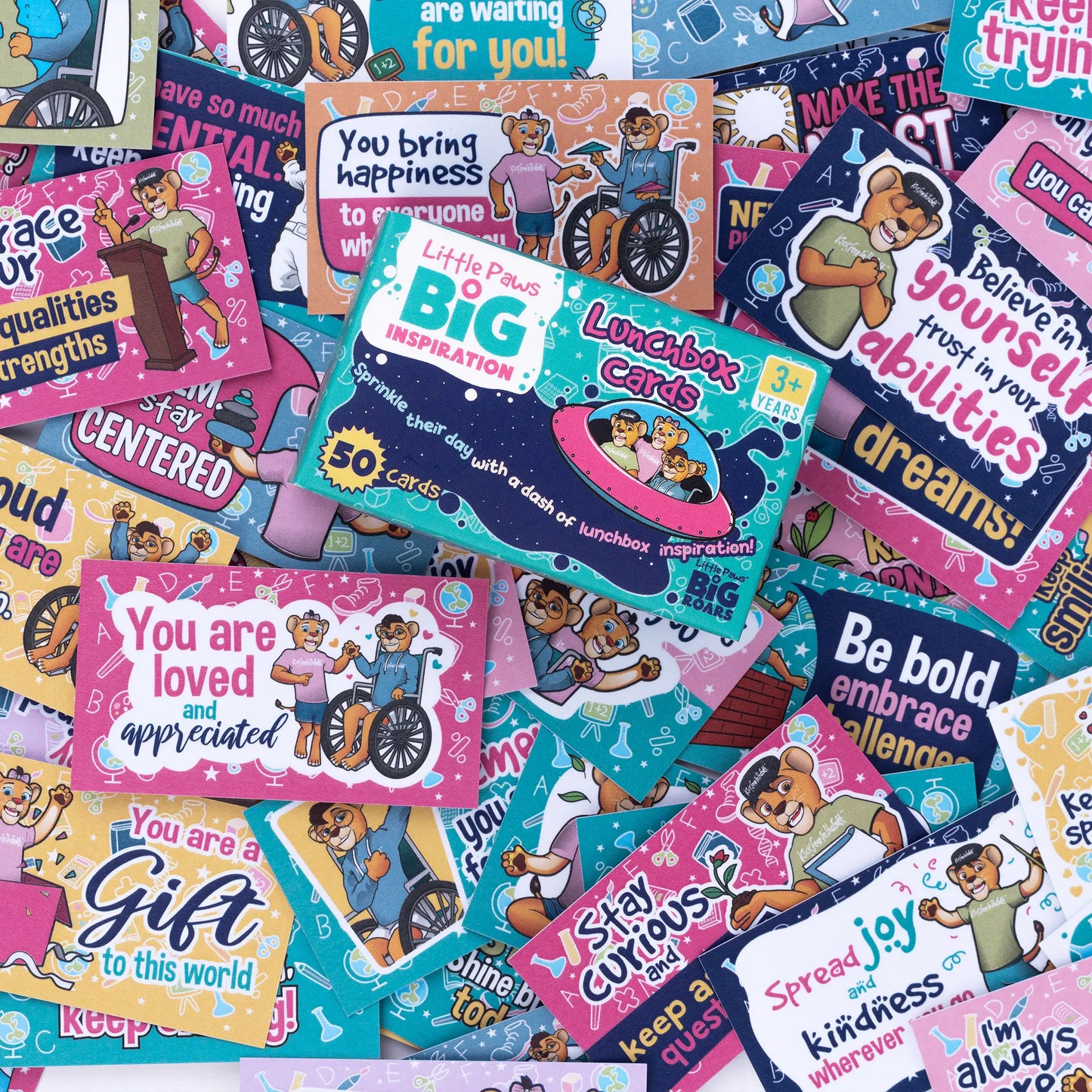 Big Inspiration Lunchbox cards- 50pk
